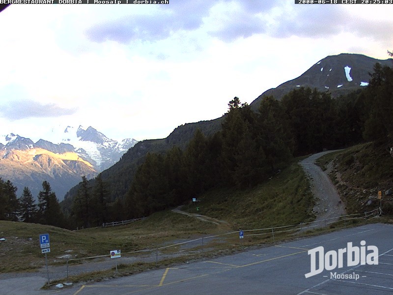 Archiv Foto Webcam Restaurant Moosalp, Bürchen