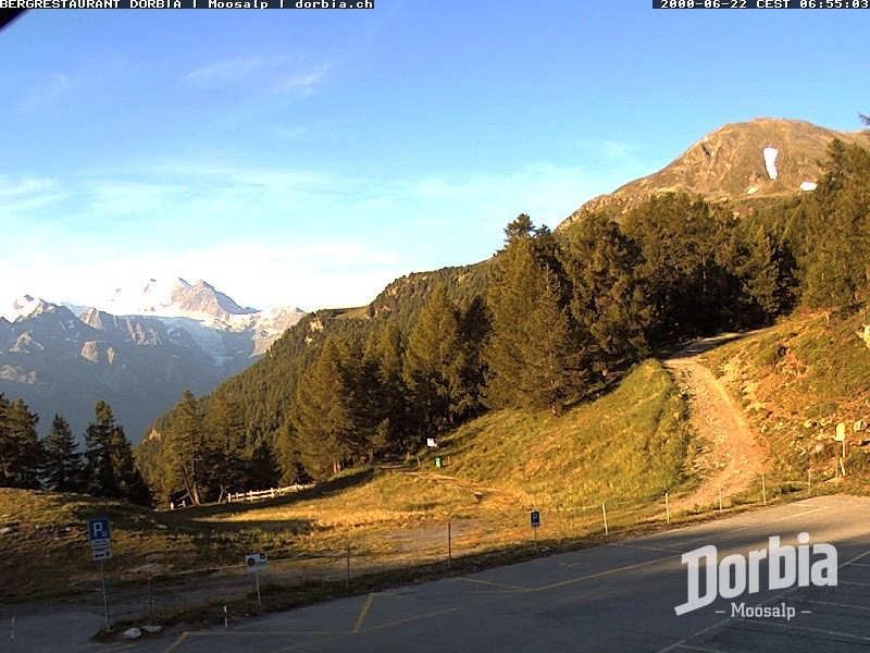 Archiv Foto Webcam Restaurant Moosalp, Bürchen