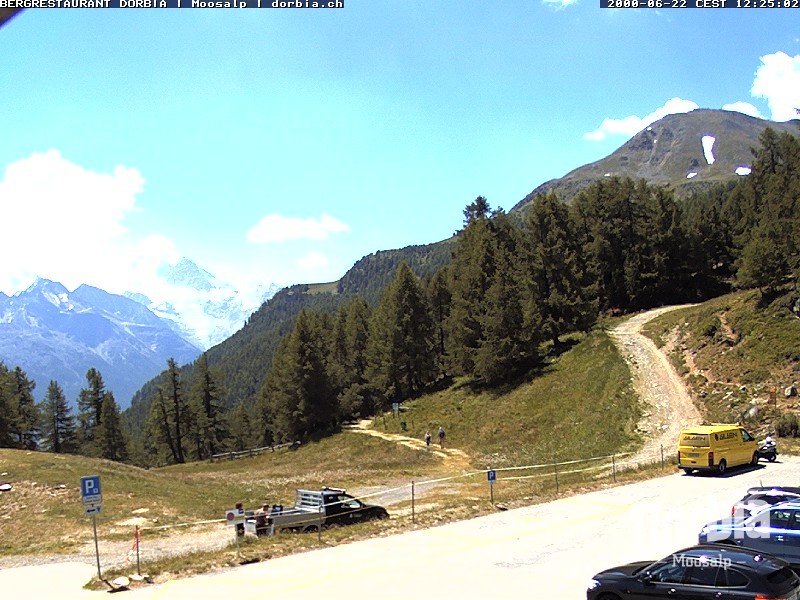 Archiv Foto Webcam Restaurant Moosalp, Bürchen