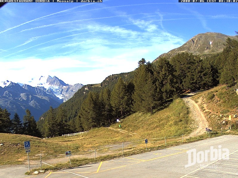 Archiv Foto Webcam Restaurant Moosalp, Bürchen