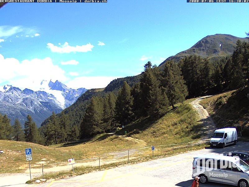 Archiv Foto Webcam Restaurant Moosalp, Bürchen