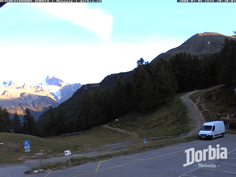 Archiv Foto Webcam Restaurant Moosalp, Bürchen