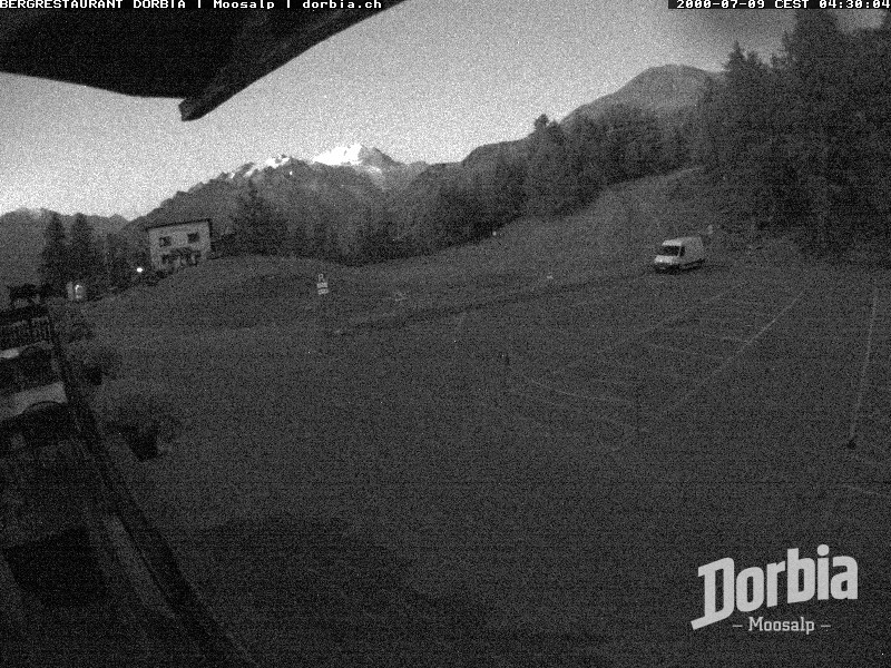 Archiv Foto Webcam Restaurant Moosalp, Bürchen
