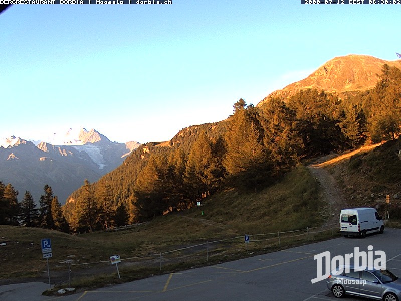 Archived image Webcam alp Moosalp, Bürchen