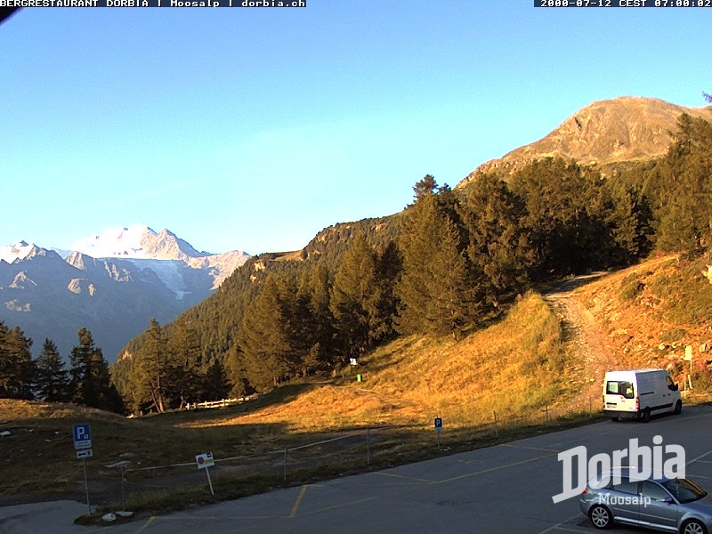 Archived image Webcam alp Moosalp, Bürchen