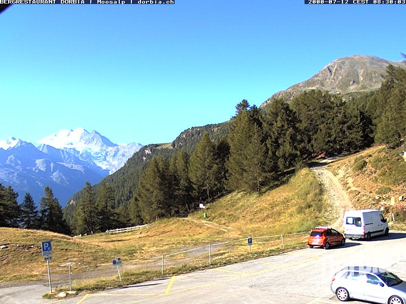 Archived image Webcam alp Moosalp, Bürchen