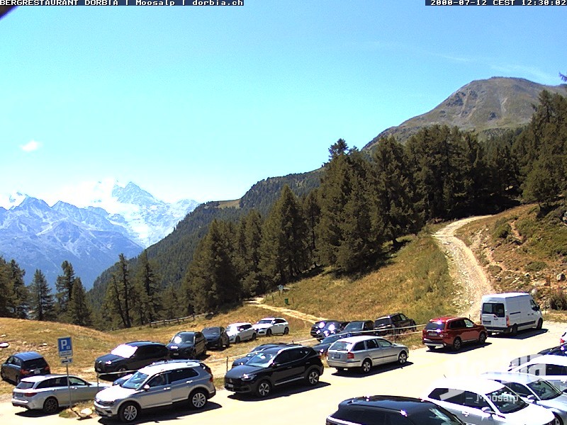 Archived image Webcam alp Moosalp, Bürchen