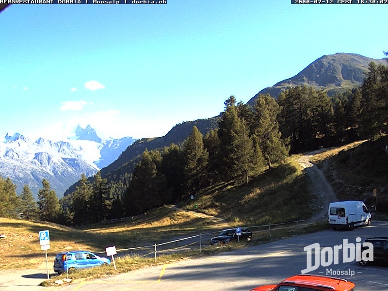 Archived image Webcam alp Moosalp, Bürchen