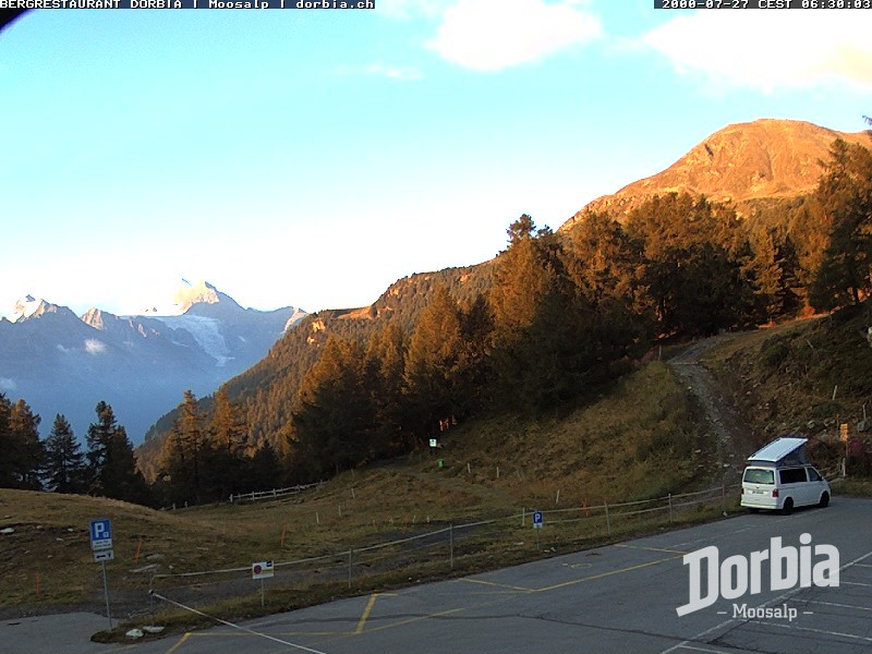 Archived image Webcam alp Moosalp, Bürchen