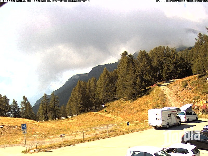 Archived image Webcam alp Moosalp, Bürchen