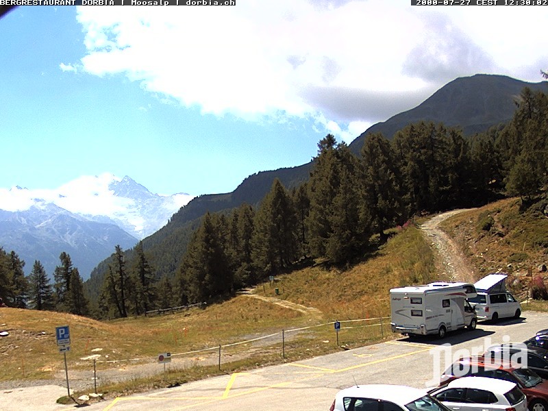 Archived image Webcam alp Moosalp, Bürchen