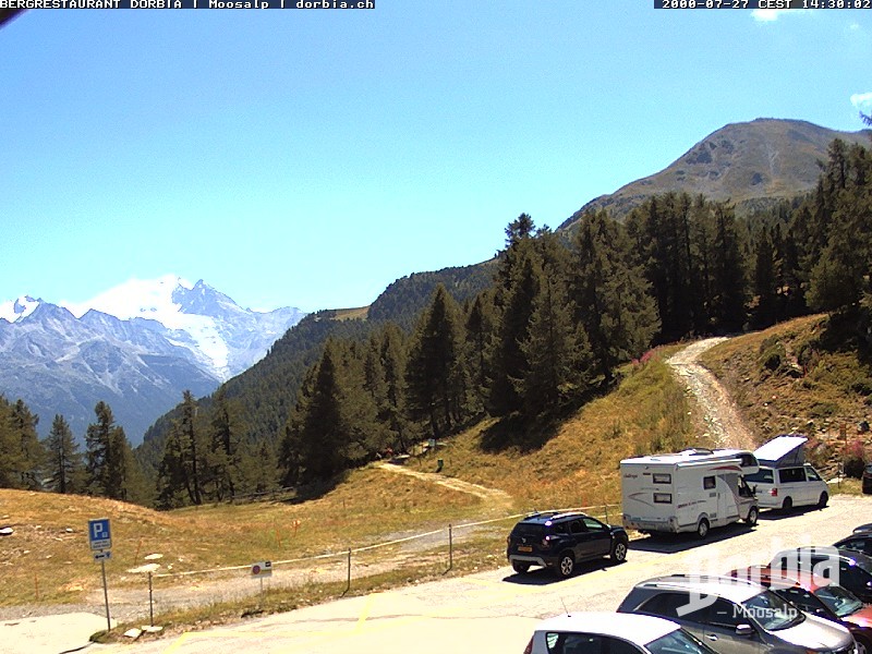 Archived image Webcam alp Moosalp, Bürchen