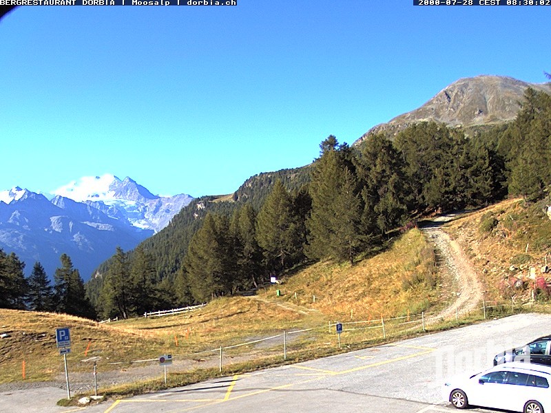 Archiv Foto Webcam Restaurant Moosalp, Bürchen
