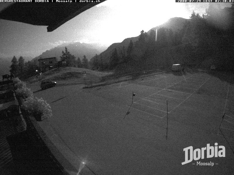 Archiv Foto Webcam Restaurant Moosalp, Bürchen