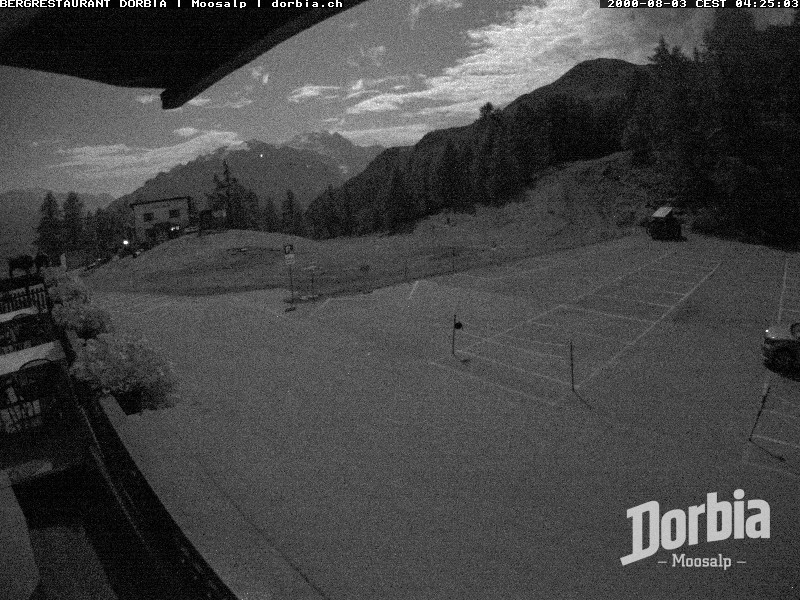 Archiv Foto Webcam Restaurant Moosalp, Bürchen