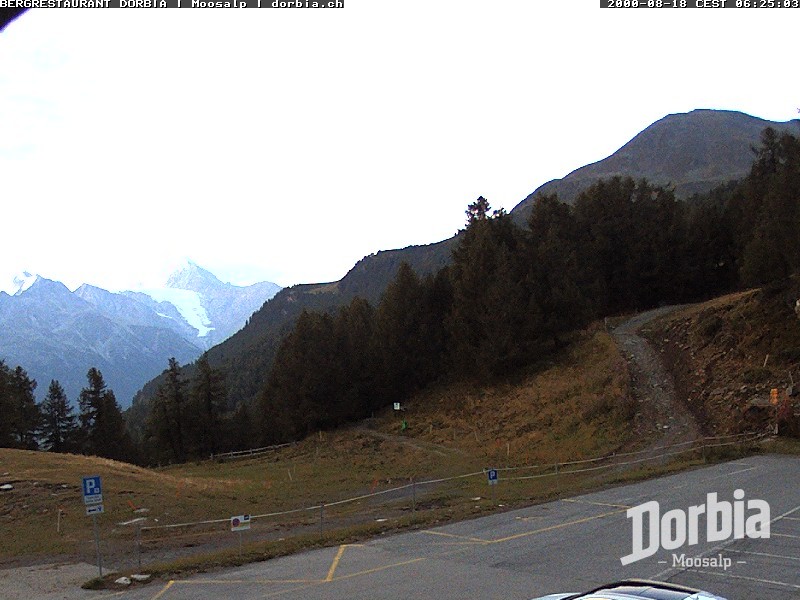 Archiv Foto Webcam Restaurant Moosalp, Bürchen
