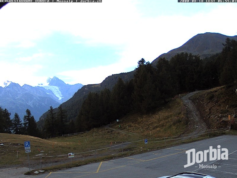 Archiv Foto Webcam Restaurant Moosalp, Bürchen
