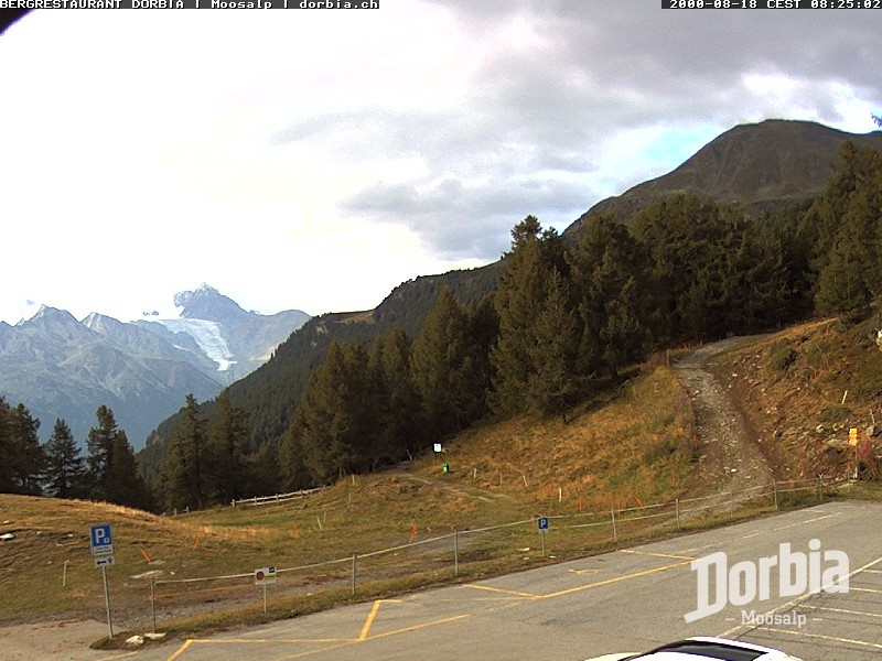 Archiv Foto Webcam Restaurant Moosalp, Bürchen