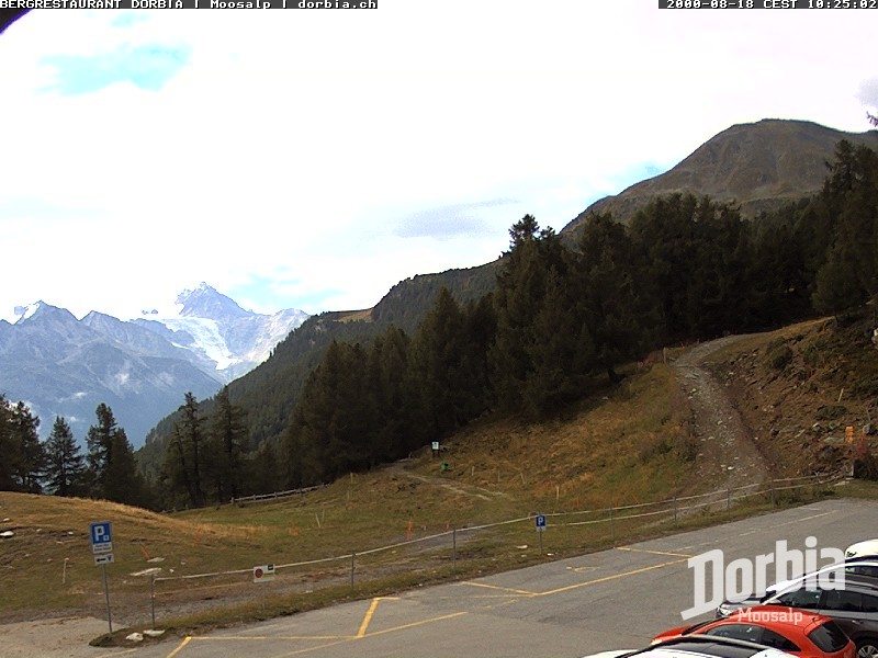 Archiv Foto Webcam Restaurant Moosalp, Bürchen