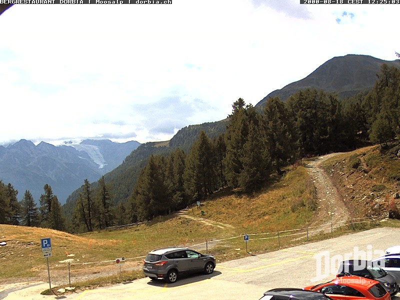 Archiv Foto Webcam Restaurant Moosalp, Bürchen
