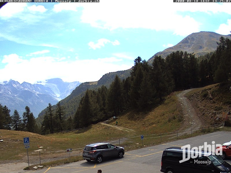 Archiv Foto Webcam Restaurant Moosalp, Bürchen