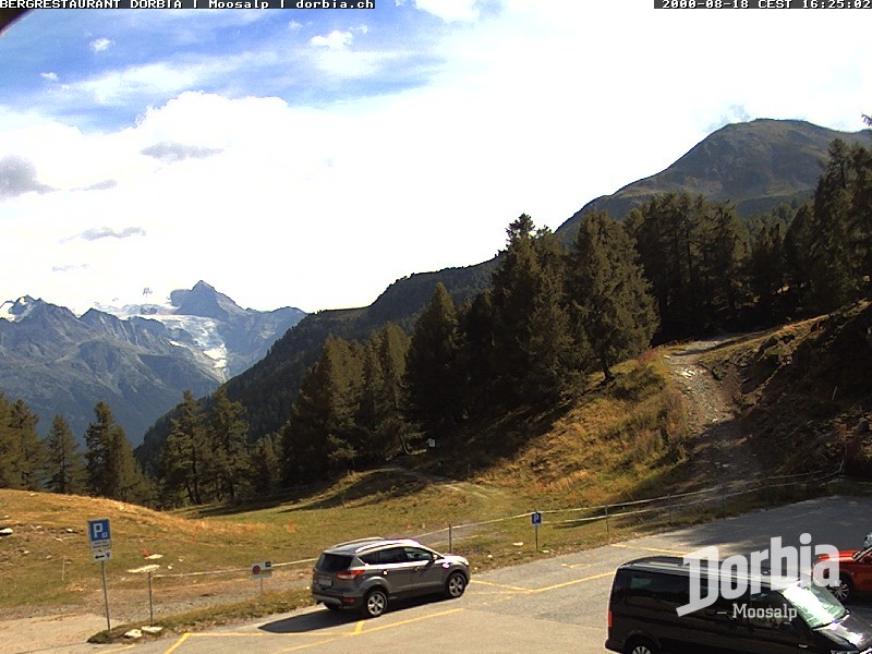 Archiv Foto Webcam Restaurant Moosalp, Bürchen