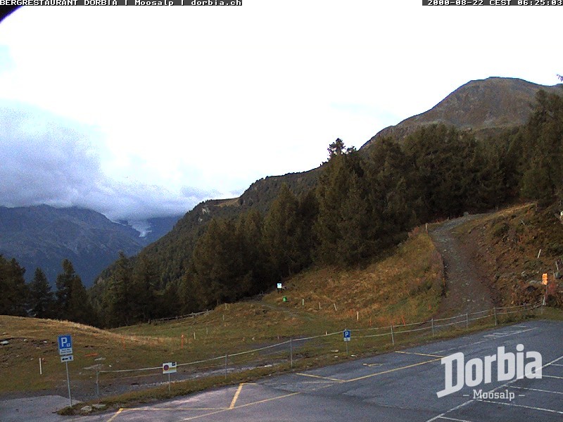 Archiv Foto Webcam Restaurant Moosalp, Bürchen