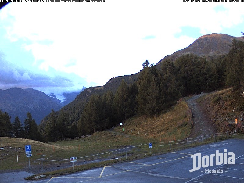 Archiv Foto Webcam Restaurant Moosalp, Bürchen