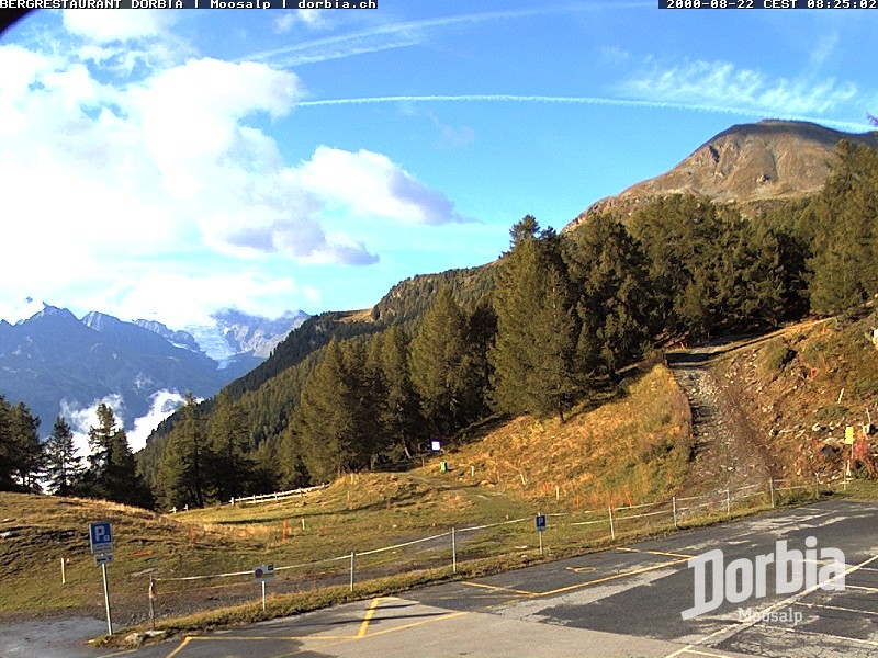 Archiv Foto Webcam Restaurant Moosalp, Bürchen