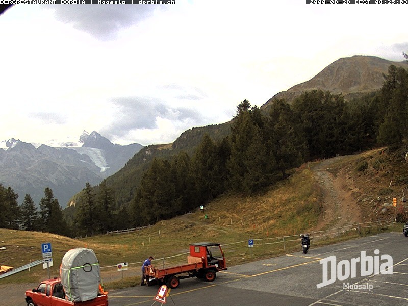 Archived image Webcam alp Moosalp, Bürchen