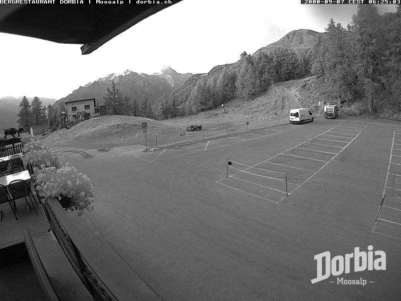 Archiv Foto Webcam Restaurant Moosalp, Bürchen