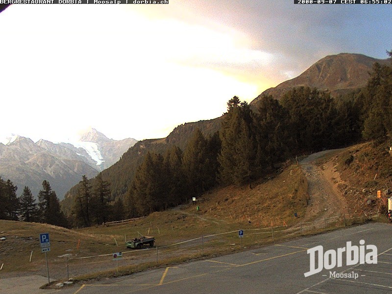 Archiv Foto Webcam Restaurant Moosalp, Bürchen