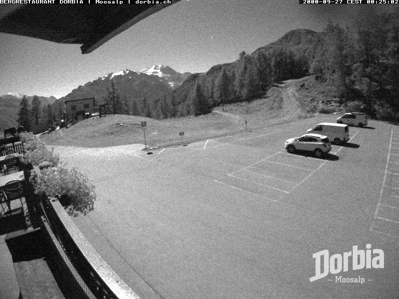 Archiv Foto Webcam Restaurant Moosalp, Bürchen