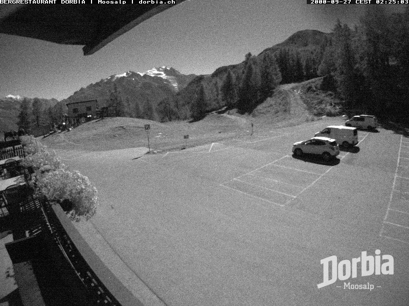 Archiv Foto Webcam Restaurant Moosalp, Bürchen