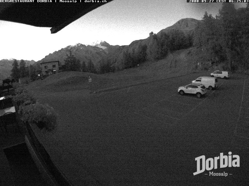 Archiv Foto Webcam Restaurant Moosalp, Bürchen
