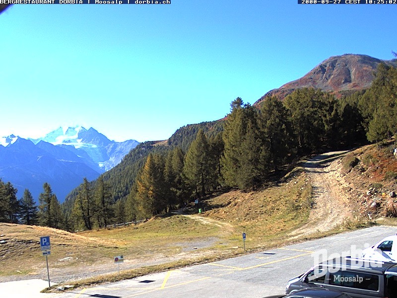 Archiv Foto Webcam Restaurant Moosalp, Bürchen
