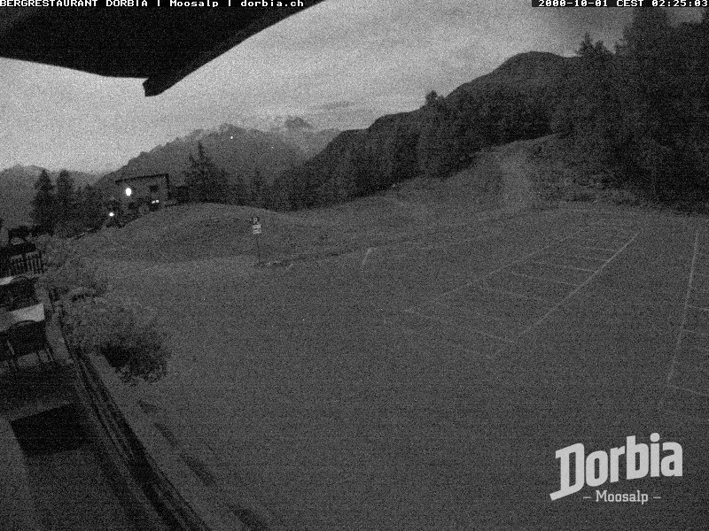 Archiv Foto Webcam Restaurant Moosalp, Bürchen