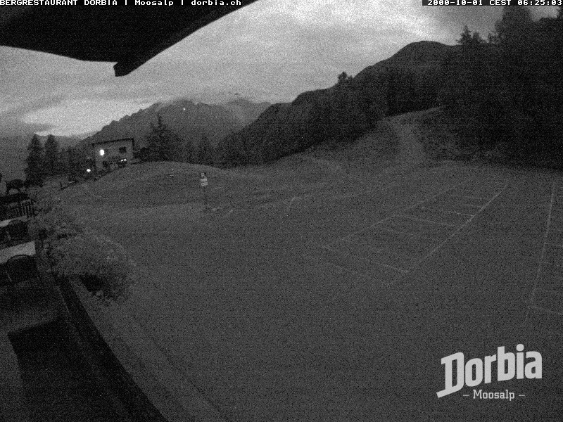 Archiv Foto Webcam Restaurant Moosalp, Bürchen