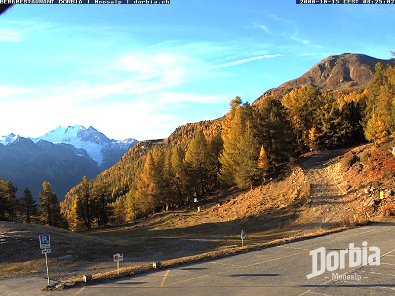 Archiv Foto Webcam Restaurant Moosalp, Bürchen