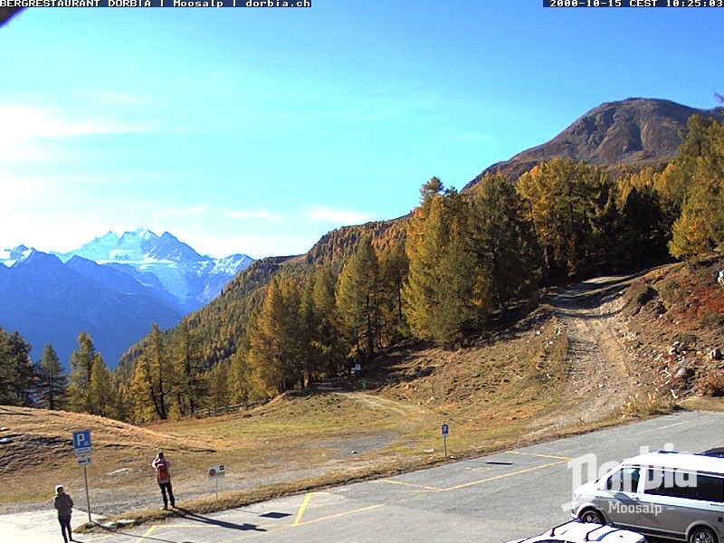 Archiv Foto Webcam Restaurant Moosalp, Bürchen