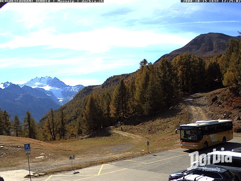 Archiv Foto Webcam Restaurant Moosalp, Bürchen