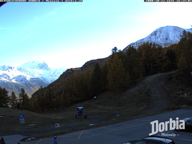 Archiv Foto Webcam Restaurant Moosalp, Bürchen