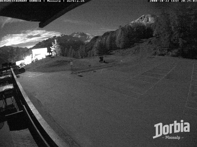 Archiv Foto Webcam Restaurant Moosalp, Bürchen