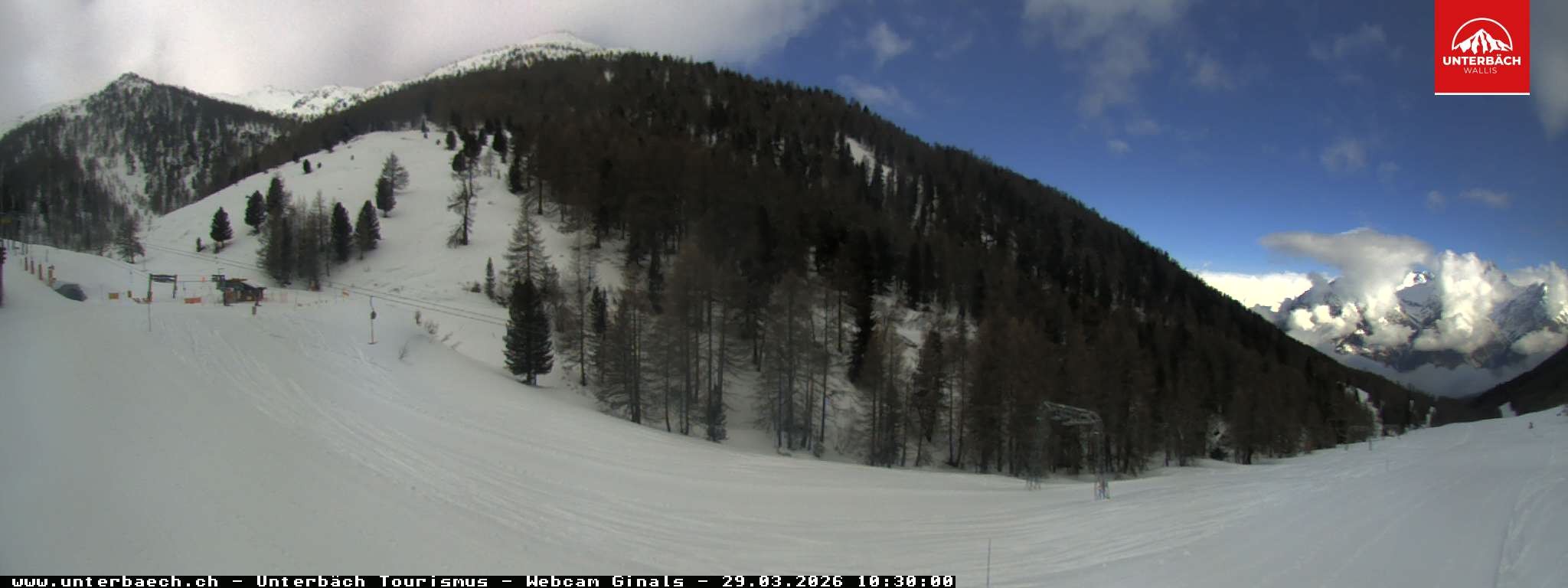 Archiv Foto Webcam Restaurant Ginals, Unterbäch