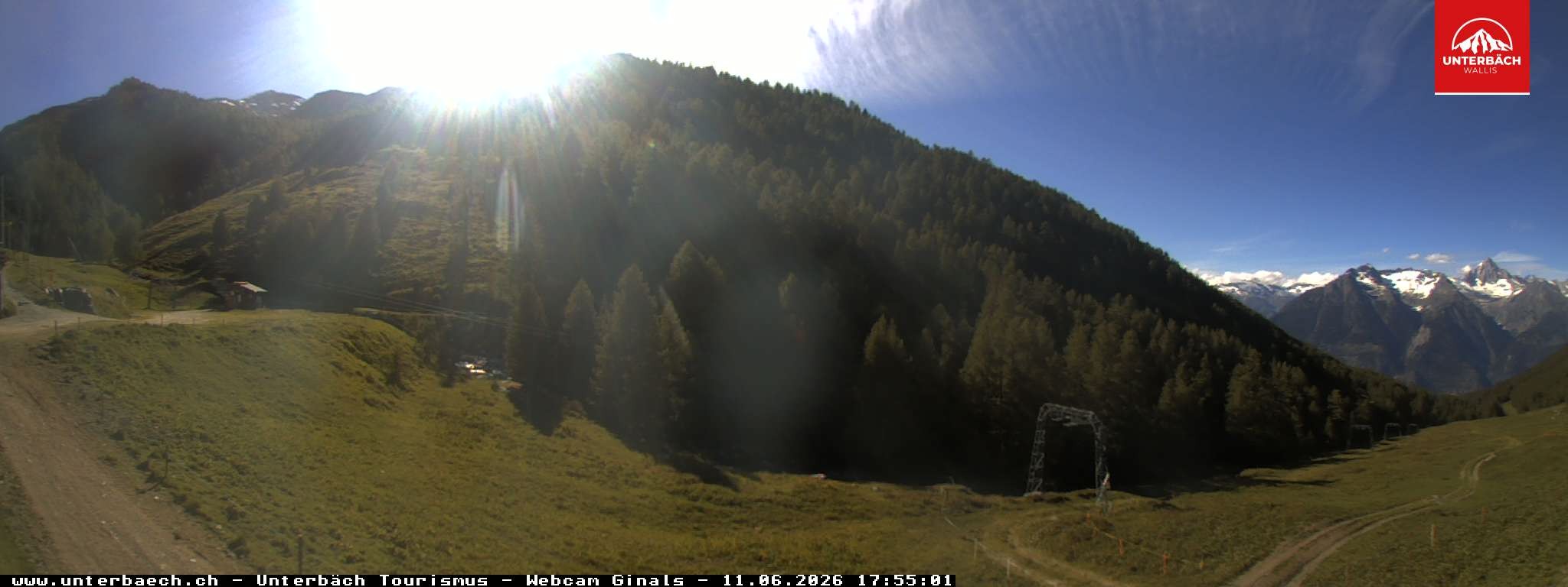 Archiv Foto Webcam Restaurant Ginals, Unterbäch