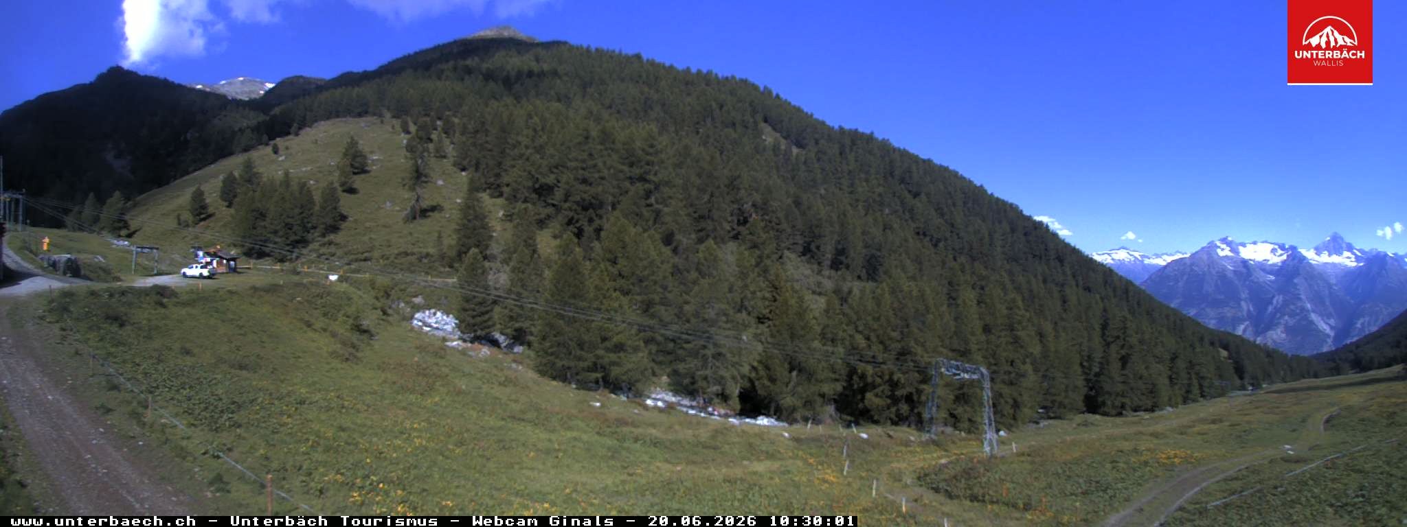 Archived image Webcam Restaurant Ginals, Valais