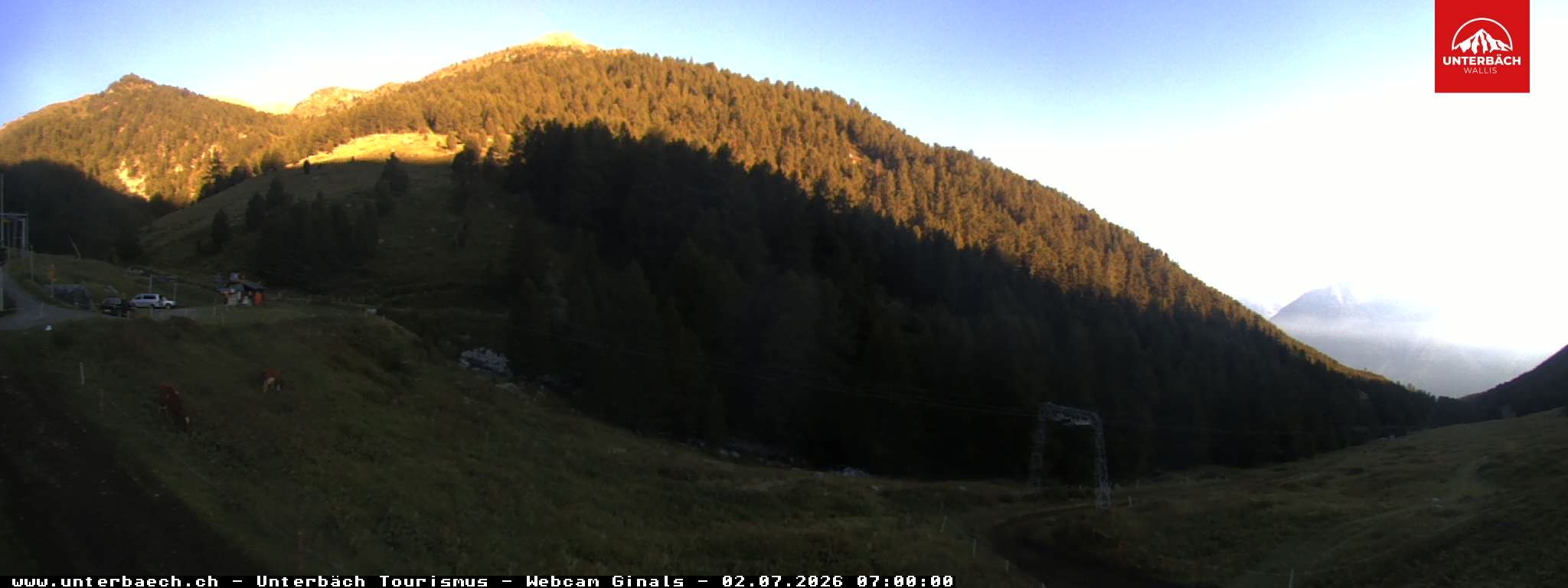 Archived image Webcam Restaurant Ginals, Valais