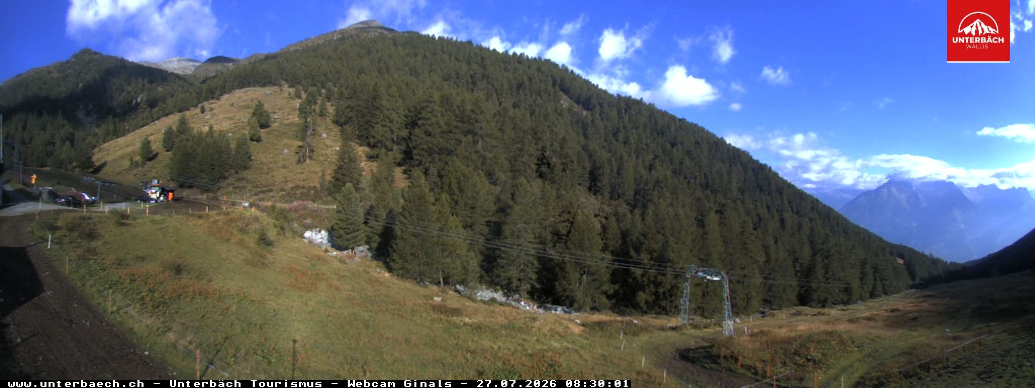 Archived image Webcam Restaurant Ginals, Valais