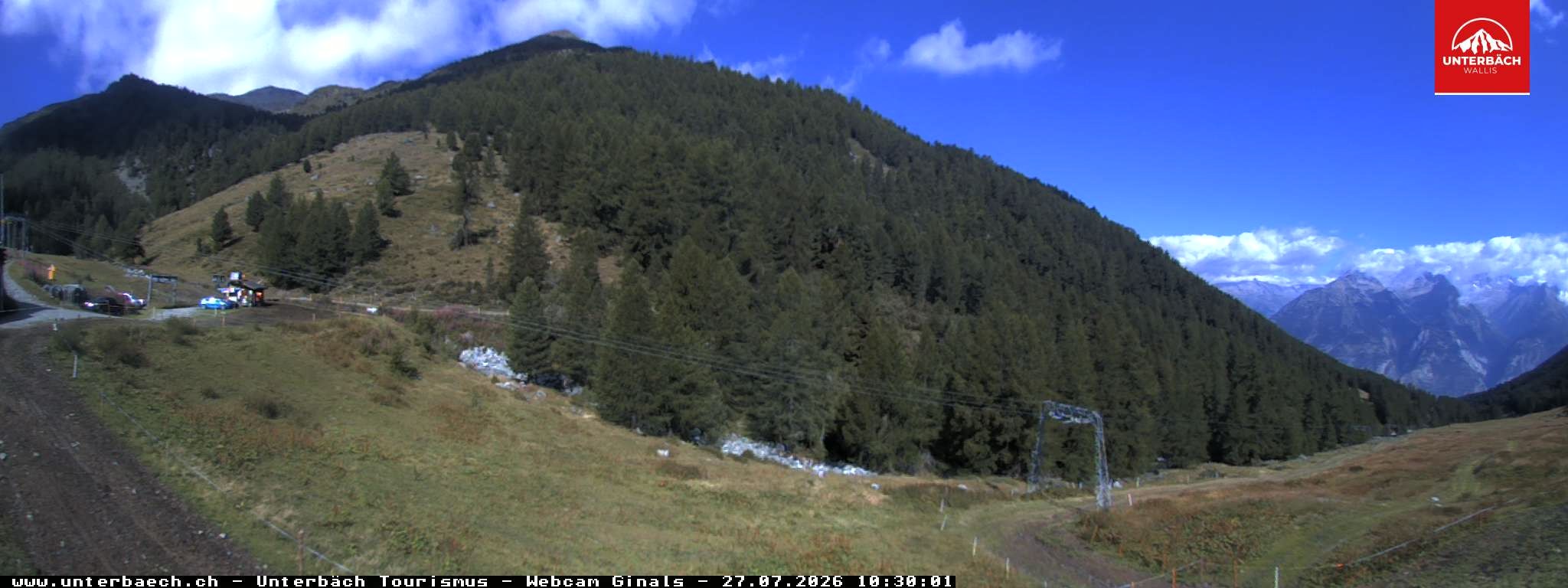 Archived image Webcam Restaurant Ginals, Valais