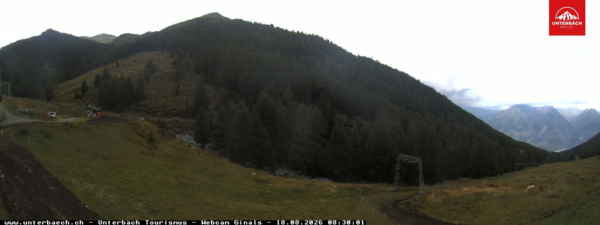 Archiv Foto Webcam Restaurant Ginals, Unterbäch